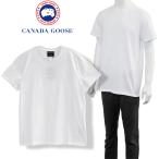 カナダグース CANADA GOOSE Tシャツ 同色 立体ロゴ 1420M EMERSEN CREWNECK T-SHIRT-25 WHITE