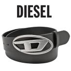 ディーゼル DIESEL オーバルD レザー ベルト X08516-PR666 B-1DR-T8013