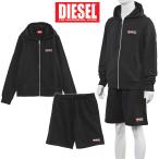ディーゼル DIESEL セットアップ パーカー スウェット ハーフパンツ リラックスフィット A03769/A03760-0GEAD P-CROWN-DIV-9XX