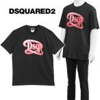 ディースクエアード DSQUARED2 Tシャツ DSQ2 Regular Fit T-Shirt S71GD1387-D20020-900 ブラック