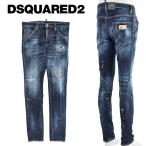 ショッピングディースクエアード ディースクエアード DSQUARED2 ジーンズ Dark Neon Splash Wash Cool Guy Jeans S74LB1458-S30664-470