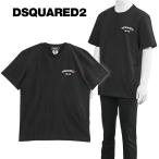 ディースクエアード DSQUARED2 Tシャツ ラバーロゴ レギュラーフィット T-Shirt S74GD1400-D20020-900 ブラック