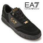 アルマーニ EMPORIO ARMANI EA7 スニーカー スター トリプルブラック+ゴールド X8X121-XK359-M701