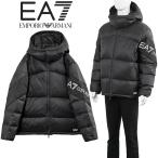 アルマーニ ダウン EMPORIO ARMANI EA7 ダウンジャケット 脱着フード オーバーサイズ 6DPB33-PNEOZ-1200 ブラック