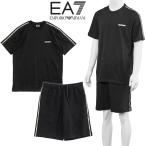  Emporio Armani EA7 выставить футболка тренировочный шорты Logo линия Logo Series 7M001476/7M001481-AF10375-UC001 черный мужской 