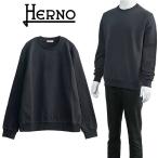 ヘルノ リゾート HERNO RESORT 同色ロゴ トレーナー JG00049UR-52113-9200 BLU NAVY