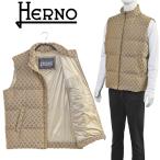 ヘルノ HERNO モノグラム ダウン ベスト PI001200U-12605W-2150 CAMEL キャメル