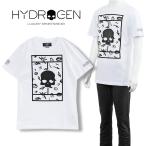 ハイドロゲン HYDROGEN テニスコート Tシャツ ゴースト スカル T00720-G92 WHITE/SPRAY ART