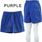 パープル ブランド PURPLE BRAND ハーフパンツ ワードマーク オールアラウンド ショーツ PWordmark All Around Shorts P504-PMBW125-BLUE