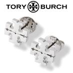 トリーバーチ TORY BURCH キラ スタッズ ピアス ダブルT ロゴ 17843-022 TORY SILVER