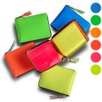 【並行輸入品】 コムデギャルソン/COMME DES GARCONS 財布 メンズ SUPER FLUO ラウンドファスナー財布 SA2100SF-0002-0004