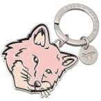 メゾンキツネ/MAISON KITSUNE キーリング メンズ BOLD FOX HEAD KEYRING キーホルダー MILK SHAKE 2024年春夏新作 MM06904AM1002-0003-P616