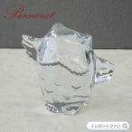 バカラ ミニマルズ フクロウ 鳥 クリア クリスタル 2802207 Baccarat Minimals Owl Clear and 20k Gold ギフト プレゼント □