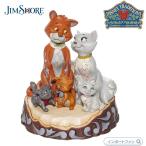 ジムショア おしゃれキャット マリー ファミリー 親子 家族 愛 ディズニー 6007057 Aristocats Carved by Heart Disney JimShore □
