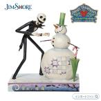ショッピングsnowman ジムショア ジャック・スケリントン ジャックと雪だるま クリスマス ディズニー 6013056 Jack with Snowman JimShore □