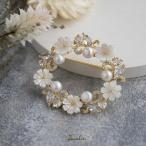 Jeweliss брошь lako vi naRacovina цветок жемчуг mother ob жемчуг Gold ju Ellis церемония подарок подарок День матери * Honshu бесплатная доставка немедленная уплата 