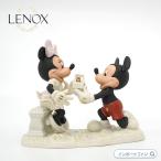 レノックス ミッキー&amp;ミニー プロポーズ LENOX Mickey and Minnie Proposal ディズニー ミッキーマウス ミニーマウス 置物 □