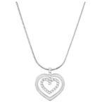 スワロフスキー サークル ハート ペンダント シルバー 5113776 Swarovski Circle Heart Pendant