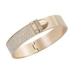 スワロフスキー ディスティンクト バングル M ローズゴールド 5152485 Swarovski Distinct Bangle, M