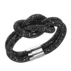 スワロフスキー スターダスト ノット ブレスレット ブラック 5184193 Swarovski Stardust Knot Bracelet