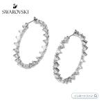 スワロフスキー ミレニア フープピアス ジルコニア トライアングル ホワイト 5602230 Swarovski クリスマス ギフト プレゼント