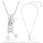 スワロフスキー ディズニー ドナルドダック ペンダント ホワイト ロジウム・プレーティング 5668776 Swarovski □