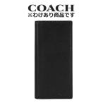 ショッピングわけあり ★【わけあり】 コーチ COACH アウトレット メンズ 財布 二つ折り長財布 74949 BLK(ブラック)【在庫処分】