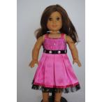 Unique Doll Clothing Bright Pink Elegant Party Dress for 18" Including The American Girl Line Doll