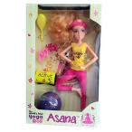 Asana Yoga Girl Flexible Full Range of Motion Yoga Doll With Accessories ...