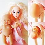 Beautiful odd Eyes &amp; light blonde Real Pregnant Body Mom Pregnant Doll