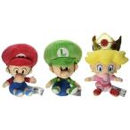 Little Buddy Super Mario Bros Plush Set of 3 - Baby Mario, Baby Luigi &amp; Baby Peach