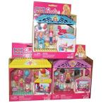 Bundle Barbie Mega Bloks Sets (3) Barbie Babysitter Chelsea Birthday Fun Barbie Walk-in Closet