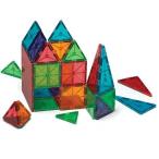 マグネット　おもちゃ　ブロック　くっつくブロック Magna-Tiles Translucent Colors (100 pieces)【JOY】