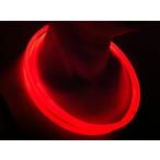 100 Glow With Us Brand 22" SUPERIOR Red Glow Necklaces Sticks Bulk Wholesale Pack w/ FREE 100 Assor