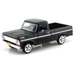 1969 Ford (フォード) F-100 ピックアップ 1/24 Black MM79315-BK ミニカー ダイキャスト 自動車