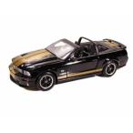 Shelby Collectibles 2007 Shelby GT-H Convertible 1/18 Black w/Gold Stripes SCDC07GTH01 ミニカー ダ