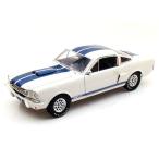 Shelby Collectibles 1966 Shelby GT 350 1/18 White w/Blue Stripes SC160 ミニカー ダイキャスト 自動車