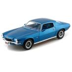 Auto World 1971 Chevrolet (シボレー) Camaro (カマロ) SS 350 1/18 Blue AWAMM982 ミニカー ダイキャス