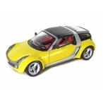 BBurago Smart (スマート) Roadster クーペ 1/18 Yellow BB12052-YW ミニカー ダイキャスト 自動車