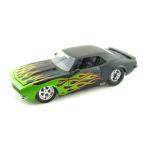 Jada Toys (ジャダトイズ) 1968 Chevy (シボレー) Camaro (カマロ) 1/18 Black W/ Green Flames JA96323-B