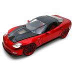 2009 Chevy (シボレー) Corvette ZR1 LoPro 1/18 Red JA96627-RD ミニカー ダイキャスト 自動車