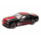 Shelby Collectibles 2008 Shelby GT 1/18 Black w/Red Stripes SCDC08GT04 ミニカー ダイキャスト 自動車