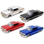 Jada Toys (ジャダトイズ) 1963 Chevy (シボレー) Impala 1/24 Set of 4 JA90375-SET ミニカー ダイキャス