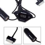 Excelvan FM Transmitter Car Charger Compatible with Apple iPhone 4 3GS 3G iPod TOUCH MP3