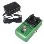 Nux Drive Core Overdrive + Booster ギターエフェクトペダル with Donner 9V Power Adapter