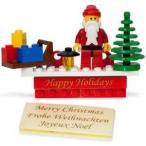 LEGO (レゴ) Christmas Holiday Magnet Set with Santa Claus, Tree, and Sleigh ブロック おもちゃ