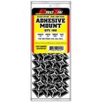 Pro Tie B34PSM100 3/4-Inch Adhesive Mount Cable Tie Mount Black Nylon 100-Pack