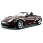 Maroon Porsche ポルシェ Boxster S 1:18 スケール Die Cast Carミニカー モデルカー ダイキャスト