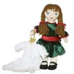 Best Pals Kathy Christmas 16" Rag Doll w/ Nightgown and Tote ドール 人形 フィギュア