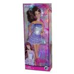 Barbie(バービー) 2008 Fashion Fever 12 Inch Doll - Teresa with Glamour Metallic Lavender Party Dre